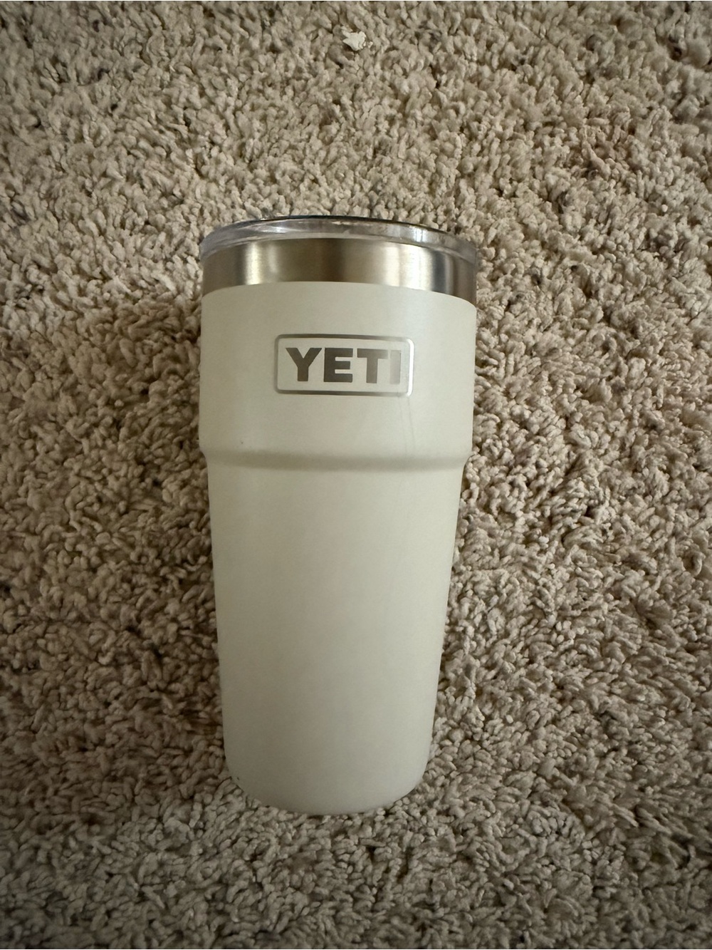 Yeti Rambler Tumbler - Beige/Cream Finish